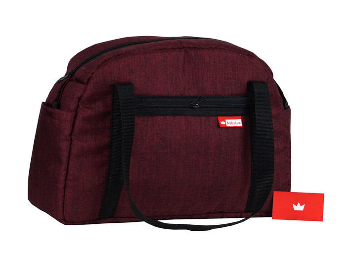 BabyLux Wickeltasche CANDY FLEX Kinderwagentasche Baby Windel Tasche Pflegetasche (CandyFlex Burgund