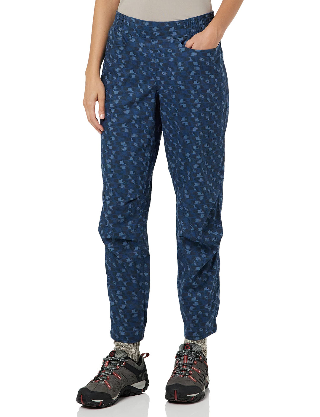 Patagonia Damen W's Hampi Rock Pants-Reg Bottoms 38 Intertwined Hands: Smolder Blue, 38 Intertwined