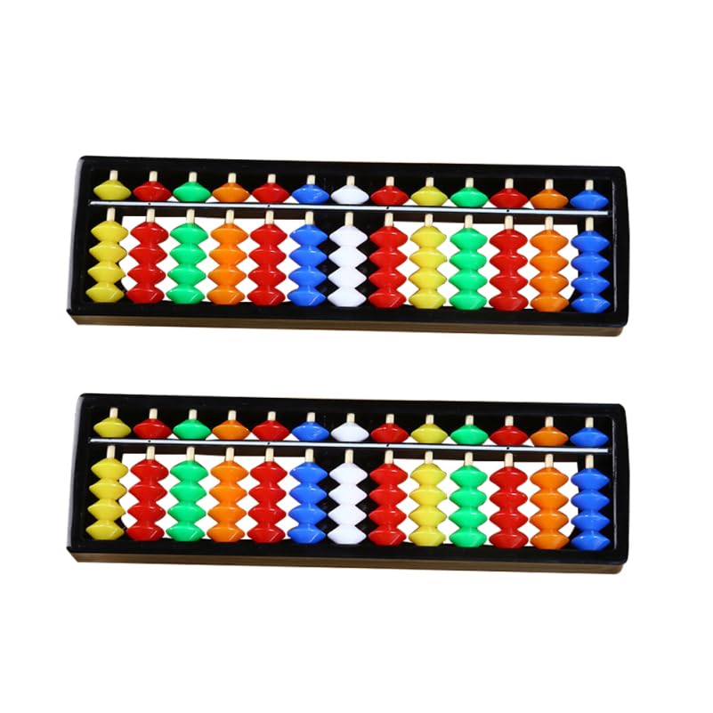 Toddmomy 2 Stücke Abakus Spielzeug Kinder Pädagogische Spielzeug Kinder Math Spielzeug Bunte Chinesi