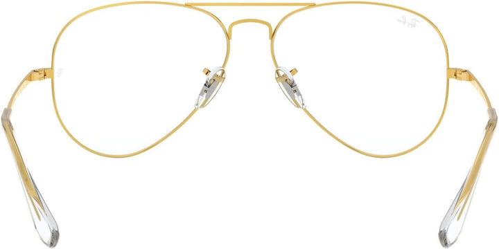 Ray-Ban Unisex AVIATOR-0RX64893086, Legend Gold, 55
