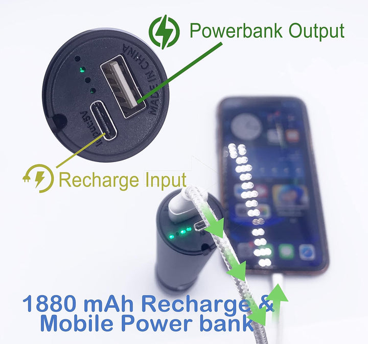 Elfcam® - 15 mW Glasfaser-Kabel Tester mit Lithium-Ionen-Akku mit 1800 mAh, Optischer Kabeltester (1