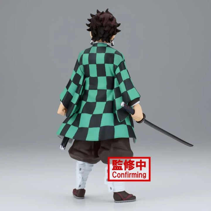 Banpresto - Actionfigur Tanjiro Kamado Demon Slayer Kimetsu No Yaiba, 15 cm, BP19460, Mehrfarbig