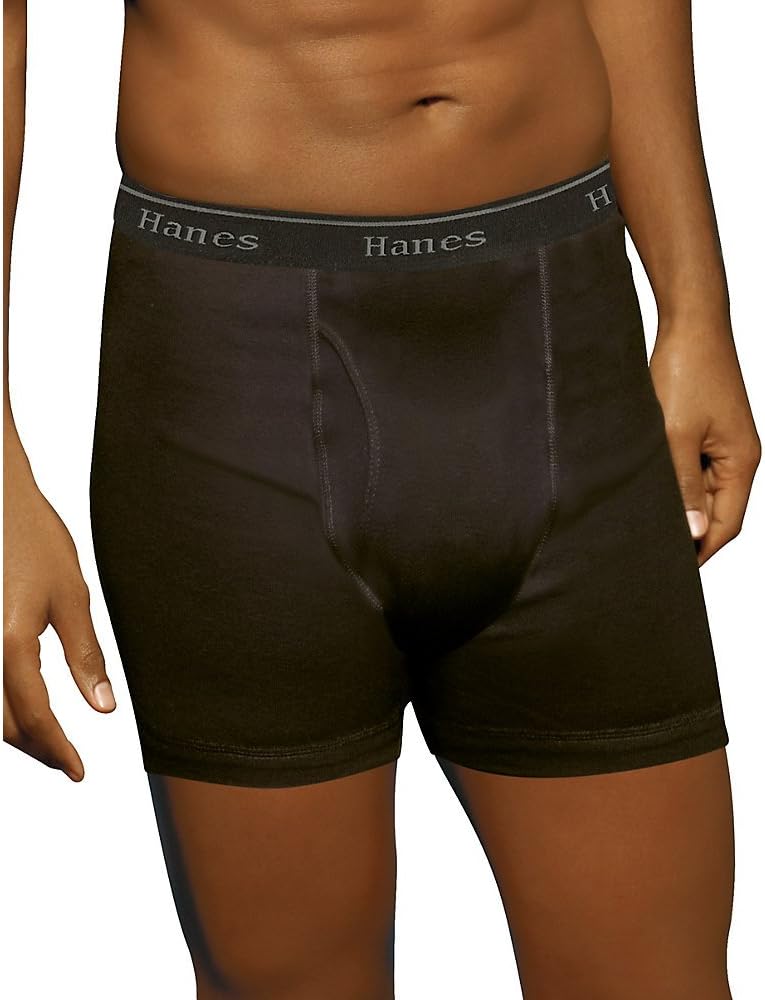 Hanes Ultimate Mens Retroshorts (5er Pack) S Schwarz / Grau, S Schwarz / Grau