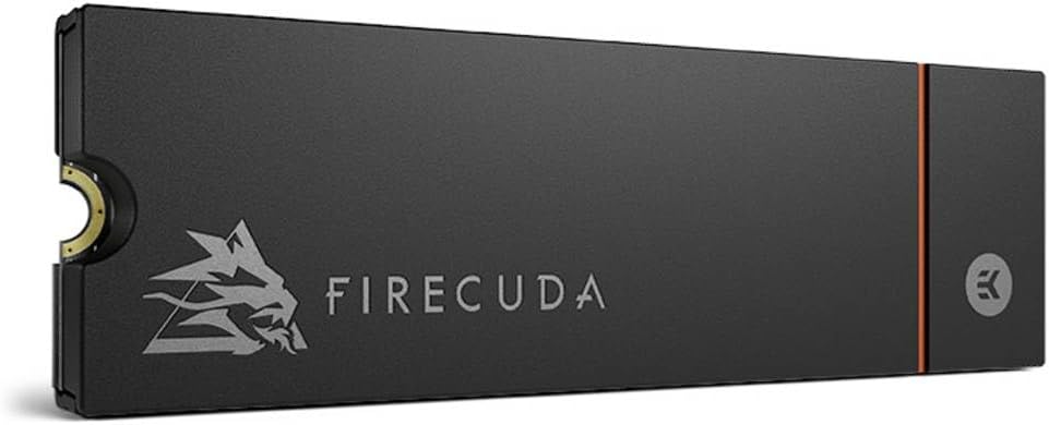 Seagate FireCuda 530 NVMe SSD 1TB, für PS5/PC, M.2 PCIe Gen4 ×4 NVMe 1.4, bis zu 7.300 MB/s, 3D-TLC-