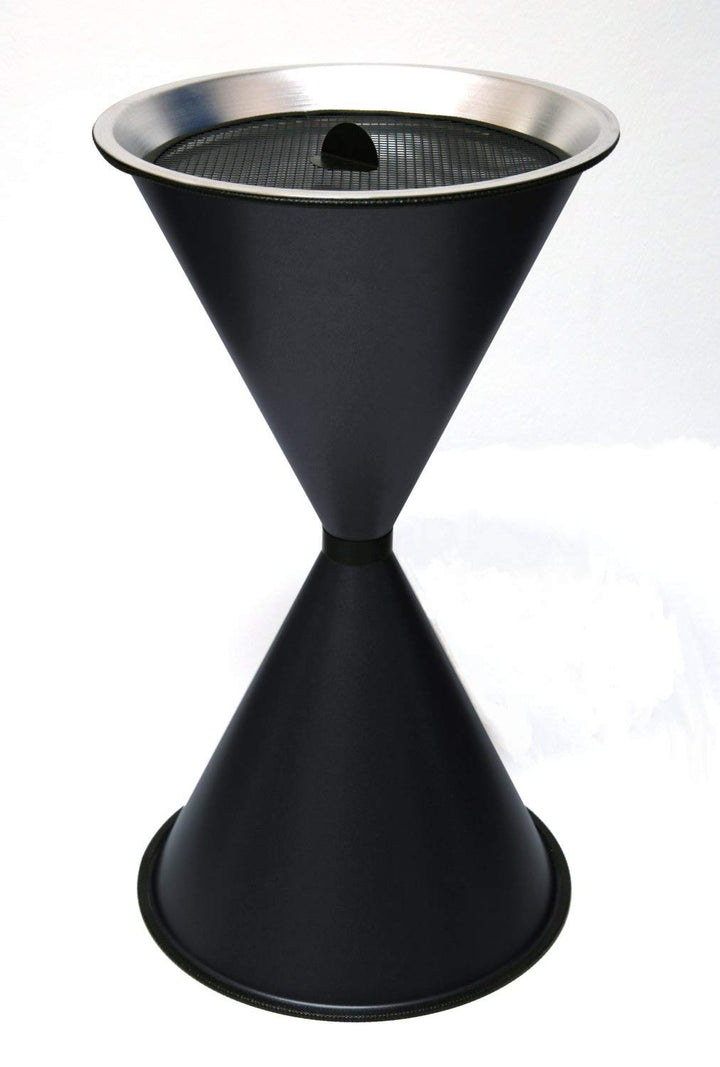 Standaschenbecher Diabola 71x40 cm + 25 kg Quarzsand anthrazit Marke Szagato Made in Germany (Indust