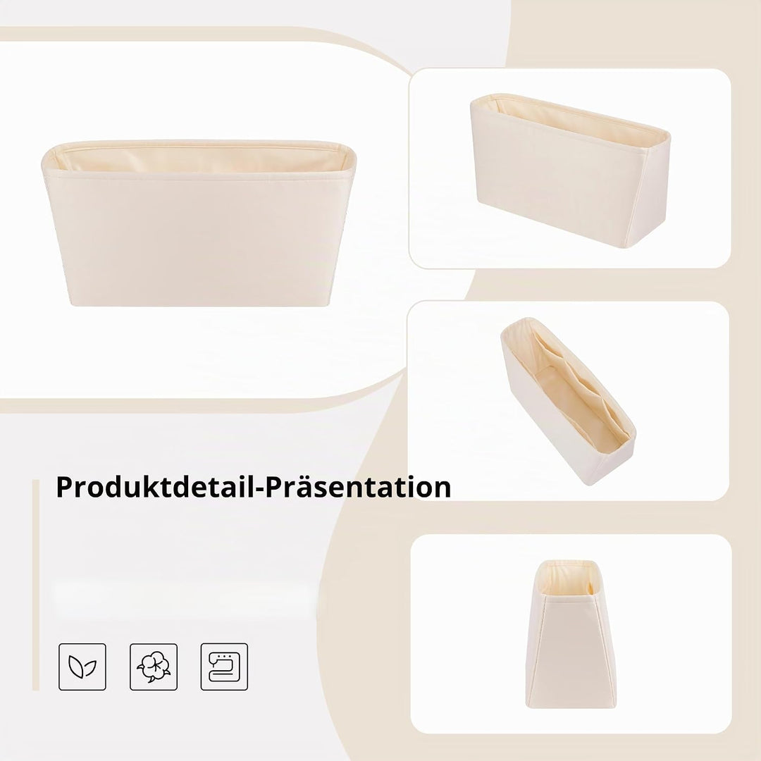 DGAZ Seide Handtasche Organizer für LV Neverfull PM/MM/GM, Taschenorganizer Tasche in Tasche Organiz