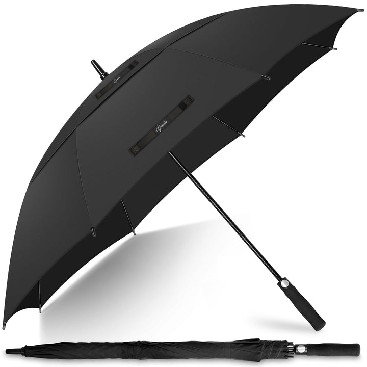 NINEMAX Golfschirm Gross 62/68 Inch Golf Regenschirm Sturmfest Automatik Öffnen Golf Regenschirm Dop