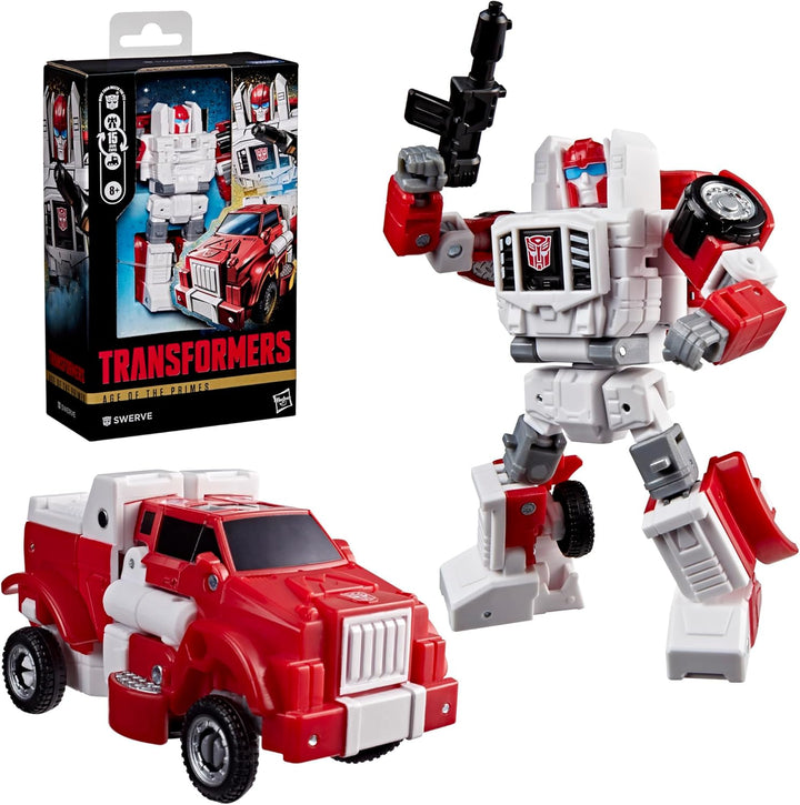 Transformers Age of The Primes Swerve, verwandelbare Deluxe-Klasse Action-Figur (11 cm), Roboter-Spi