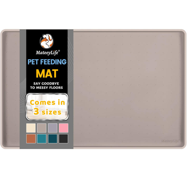 MateeyLife Napfunterlage Katzen/Hund, Hundenapf Kleine Hunde, Silikon Unterlage Hundenapf Grosse Hun