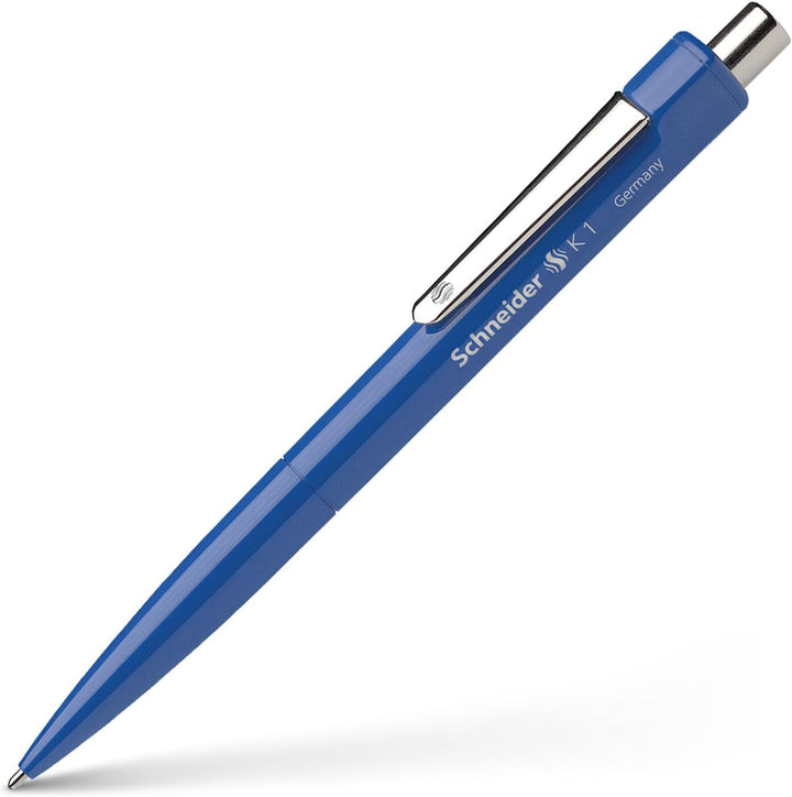 Schneider 3153 K 1 Druckkugelschreiber (M, dokumentenecht) 20er Packung blau, blau