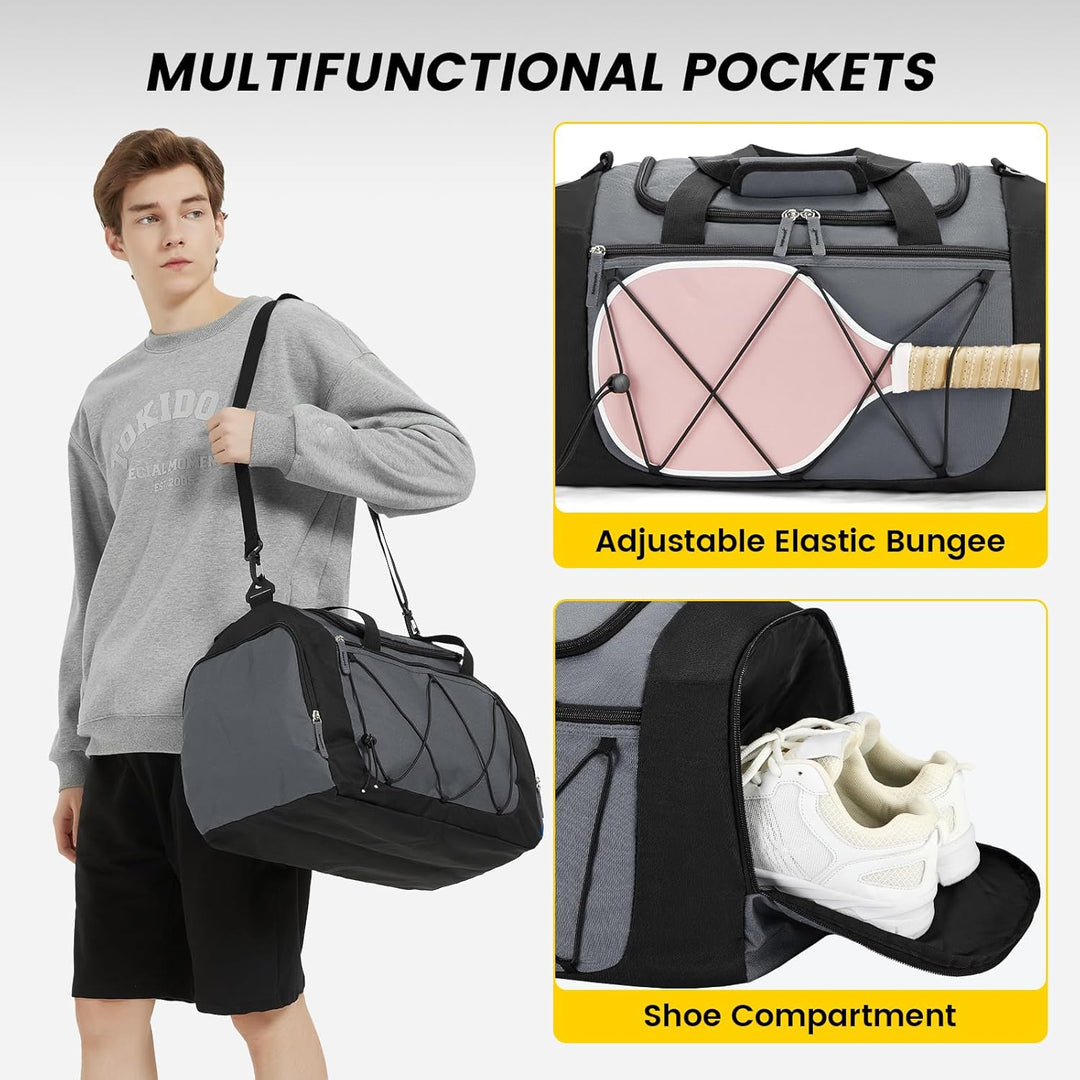 Vorspack 21 Inches Gross Sporttasche Herren Damen – 41L Gym Bag mit Schuhfach Leichte Gym Tasche für