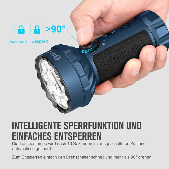 OLIGHT Marauder Mini LED Taschenlampe Super Hell 7000 Lumen 600 Meter Wiederaufladbare Taschenlampe