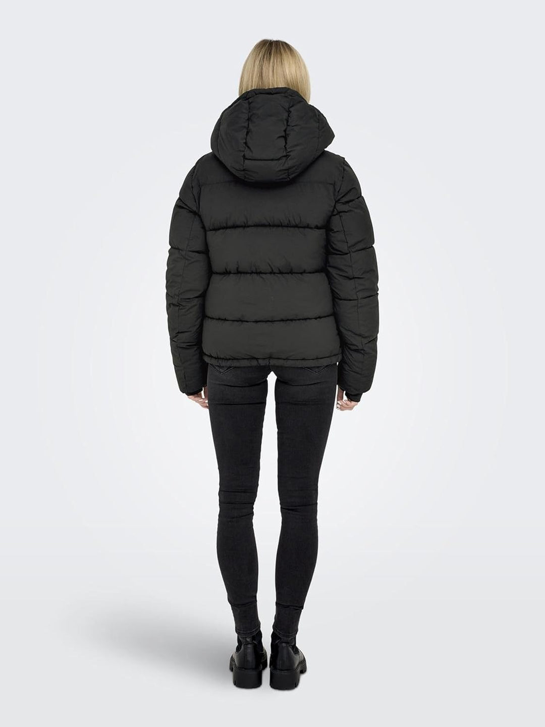 ONLY female Daunenjacke Stehkragen Steppjacke L Schwarz, L Schwarz