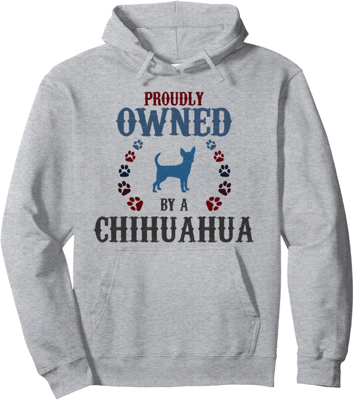 Mit Stolz im Besitz eines Hundes – Vater Mutter Chihuahua Pullover Hoodie
