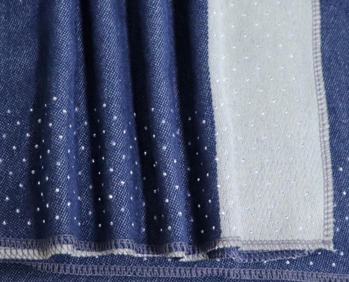 Shmily Girl Damen Poncho Habe Gestrickt Überdimensionalen Decke Kap-Schal Hot Diamond, Marineblau,,