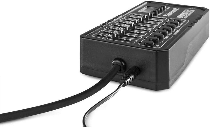 BeamZ DMX-512MINI - DMX Controller, Akku Lichtmischpult, 64 Kanäle, 8 Stunden Akkulaufzeit, mobiler