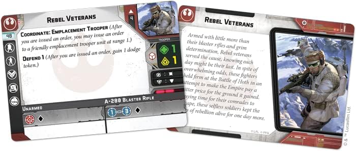 Atomic Mass Games, Star Wars Legion: Rebel Expansions: Rebel Expansions Veterans Unit, Unit Expansio