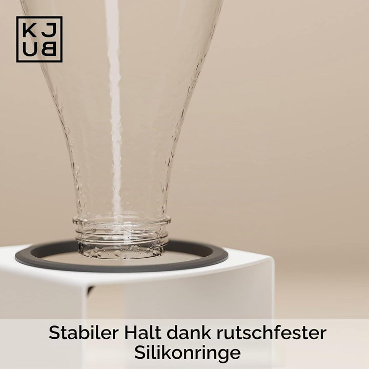 KJUB Flaschenhalter kompatibel für Flaschen von SodaStream, Aarke, AirUp UVM.| Zum Trocknen &amp; zur Au