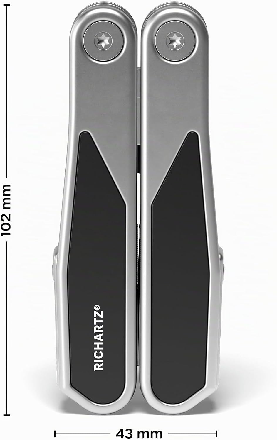 PROTOOL 20+ | 20 Funktionen | Multitool mit Safety-Lock Verriegelung | rostfreier Edelstahl mit elox