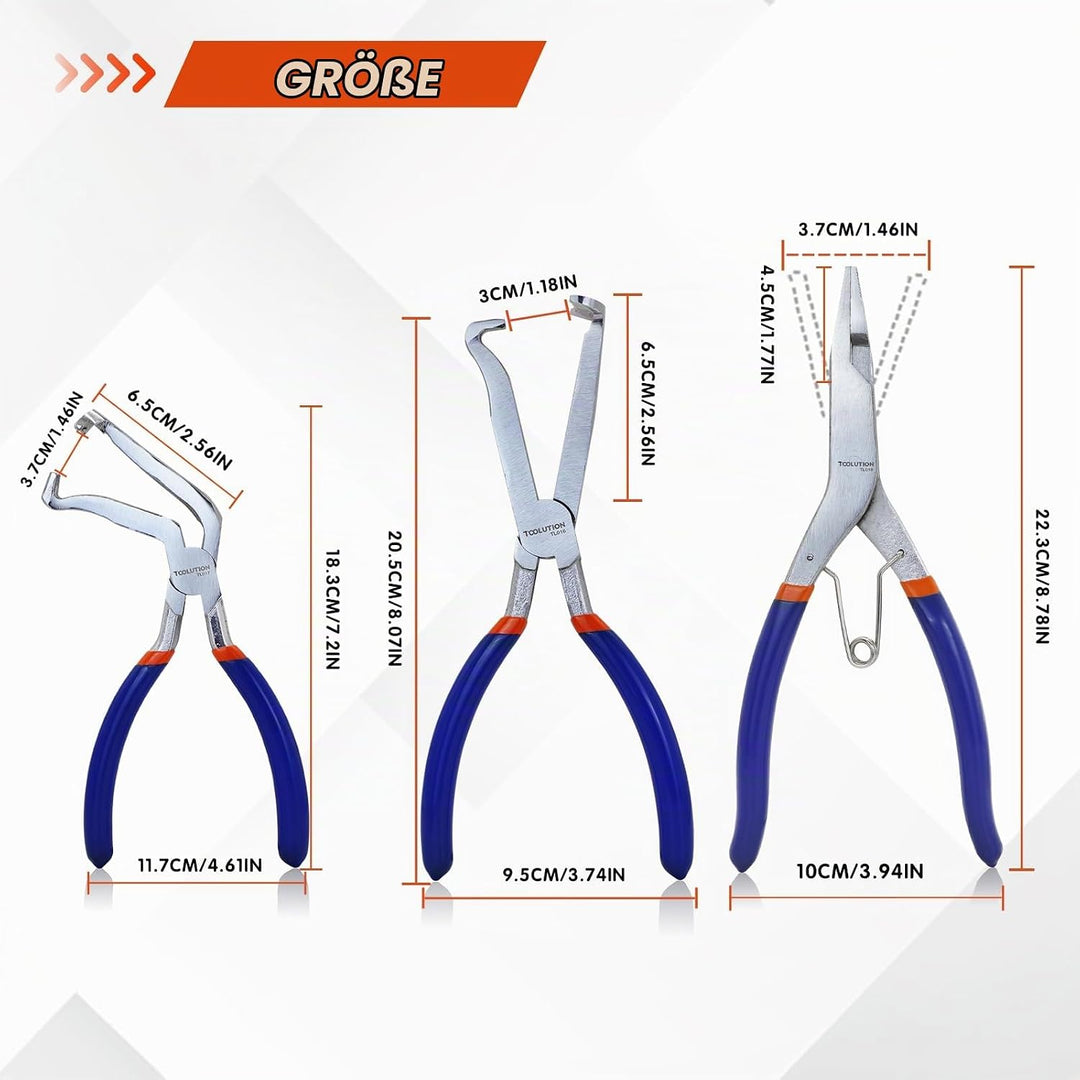 Snap-Ring Pliers 3pcs Abzieher-Zangenset 3pcs-1, 3pcs-1