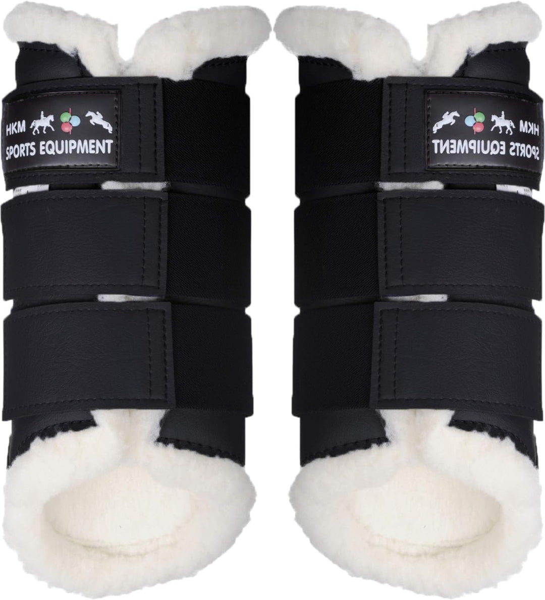 HKM Gamaschen Comfort L Schwarz, L Schwarz