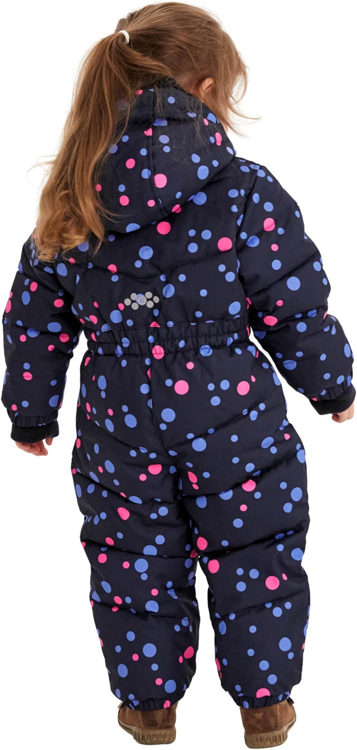 Killtec Unisex Kinder Karter Mini Overall In Daunenoptik Mit Kapuze 98-104 dunkelnavy, 98-104 dunkel