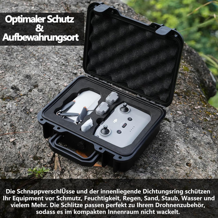 Tragbarer Wasserdichter Drohnenkoffer für DJI Mini 4K/Mini 2 SE & Zubehör