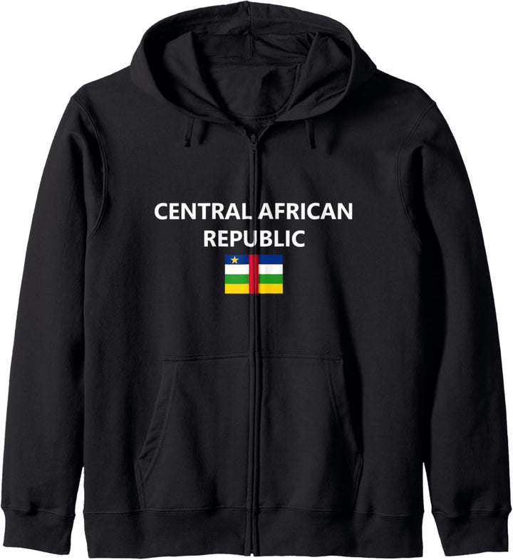 Central African Republic Flagge Land Flag Country Kapuzenjacke