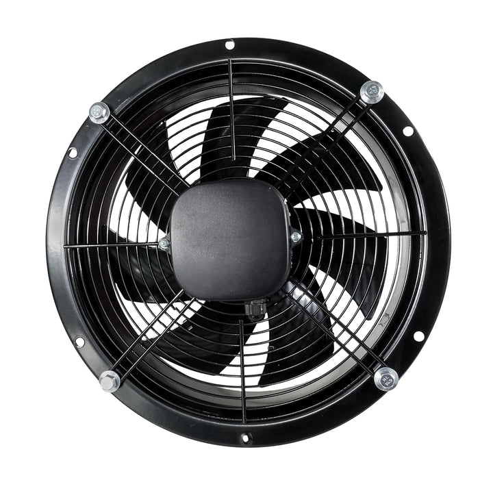 SYSTERM Wandventilator Axialventilator Lüfter mit Kugellagern, Stahl Industrieventilator für Dauerbe