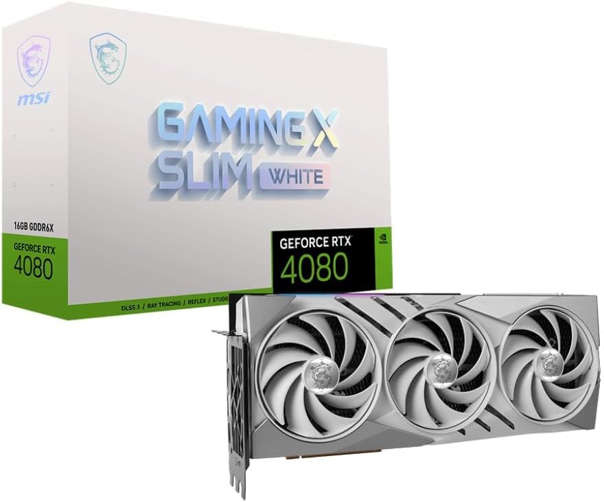 MSI Grafikkarte GeForce RTX 4080 Gaming X Slim White 16GB DDR6