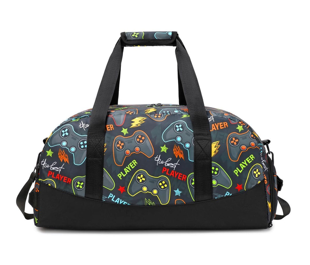 Lmwzh Kinder Sporttasche Reisetasche mitSchuhfach Turnbeutel wasserdichte Schwimmtasche (Spiel, Spie