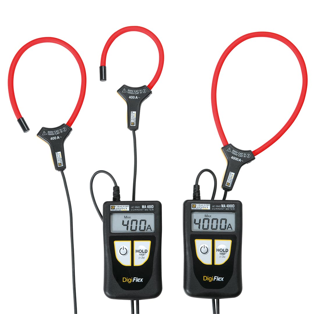 Chauvin Arnoux MA4000D-350 Clampmeter, Max Current 3999A ac CAT IV 600 V With RS Calibration