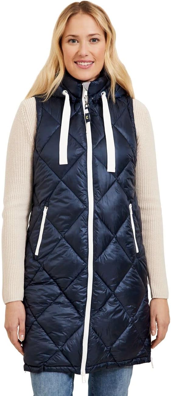 Cecil Damen Longweste XS Navy Blue, XS Navy Blue