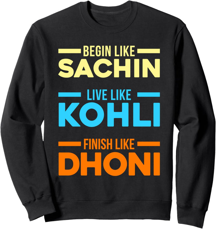 Indien Cricket Team Trikot für Fans Spieler Athleten Trainer Sweatshirt