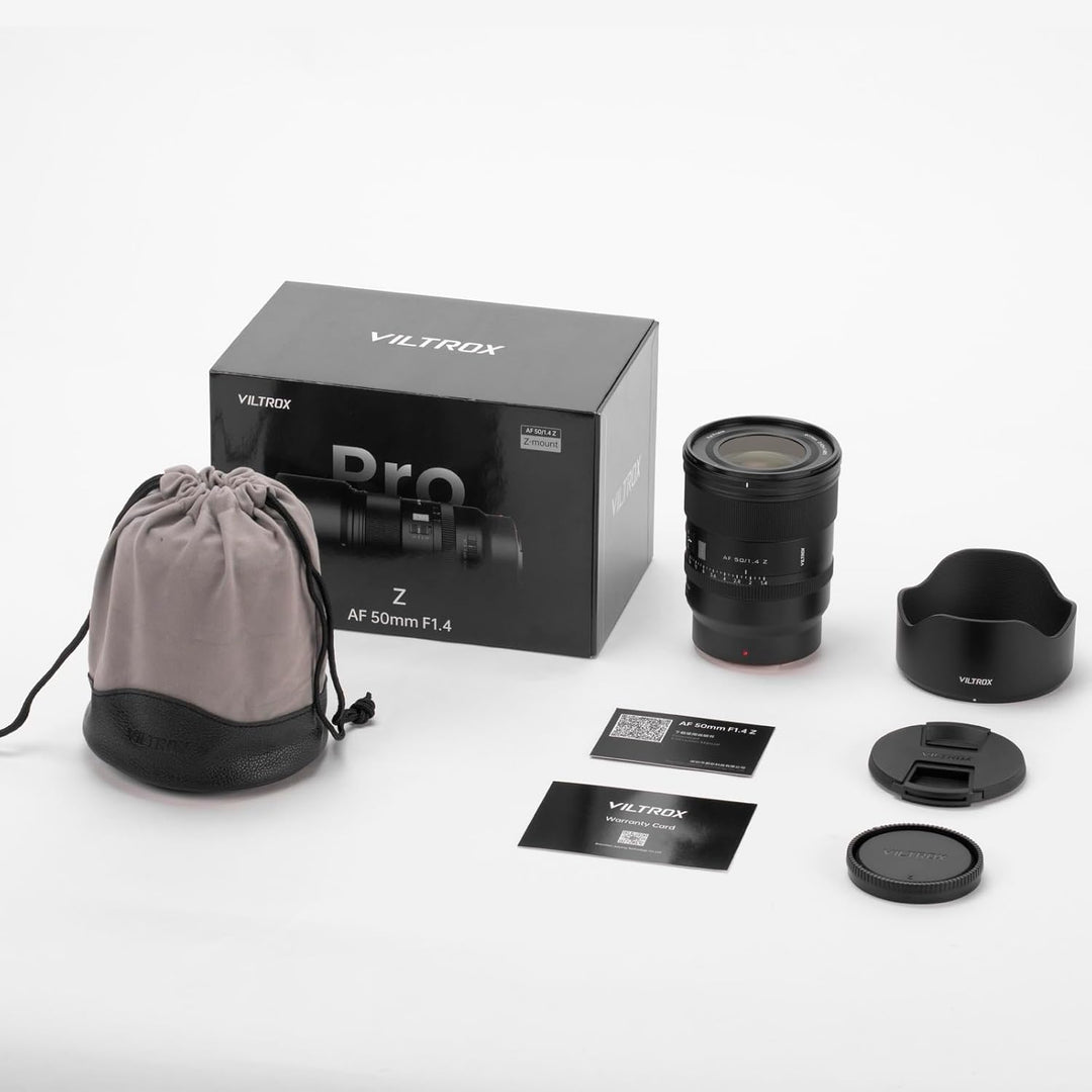 VILTROX 50mm F1.4 Pro Z Vollformatobjektiv für Nikon Z, Autofokus-Standardobjektiv mit grosser Blend