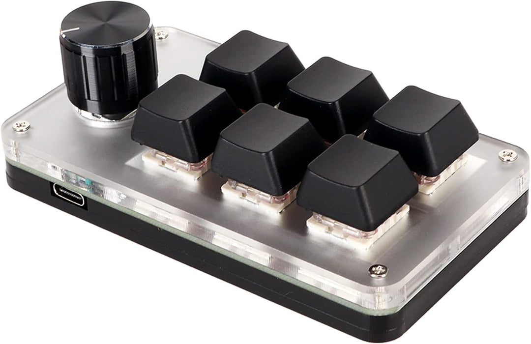 Zunate OSU Gaming Tastatur, Einhändige Makro mechanische Tastatur mit Rotem Schalter, Programmierbar