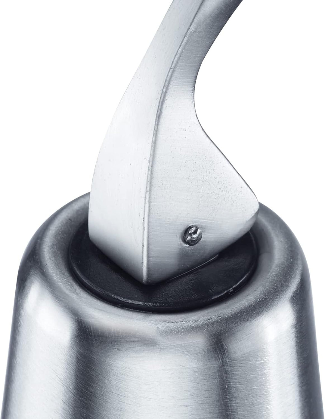 Westmark Flaschenverschluss, Monopol Edition, Rostfreier Edelstahl/Silikon, Campana, Silber/Schwarz,