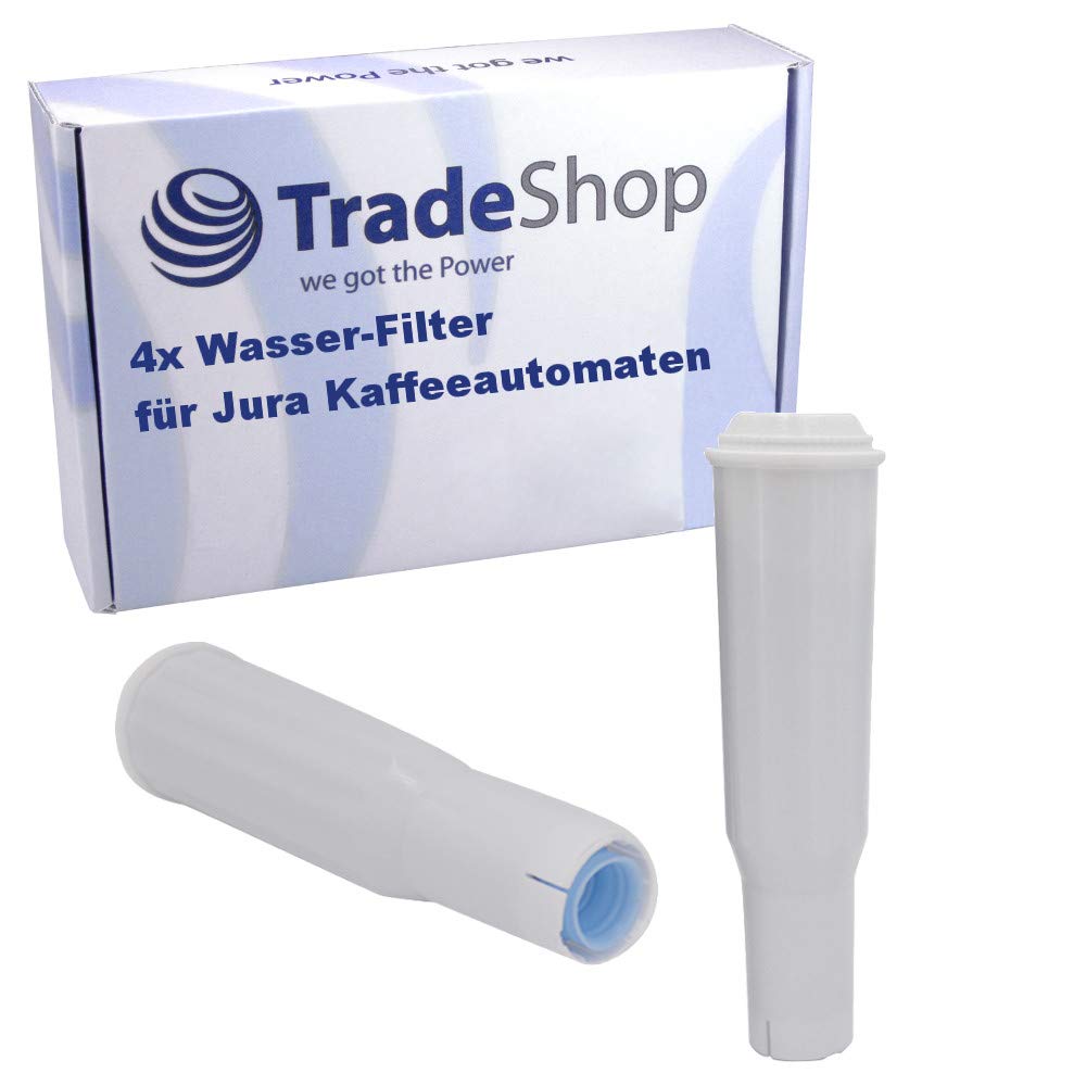 Trade-Shop 4X Wasser-Filter für Jura Impressa X5 X7 X9 X7-C X7-S X30 X70 X90 X95 XF50 XF70 XS9 Class