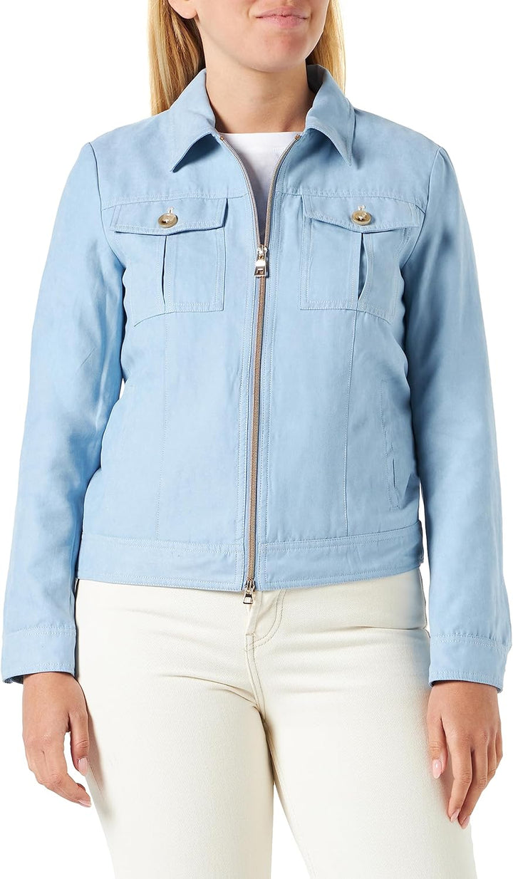 Geox Damen W Licena Jacket 38 Dusty Blue, 38 Dusty Blue