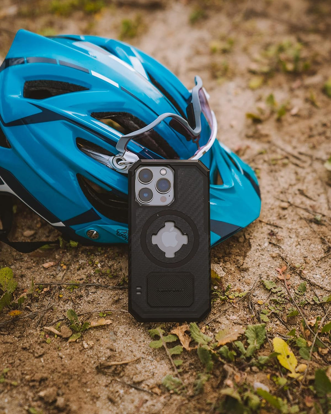 Rokform - iPhone 13 Mini Hülle, Rugged Series, Dual Magnet Plus MagSafe kompatibel, magnetische Schu