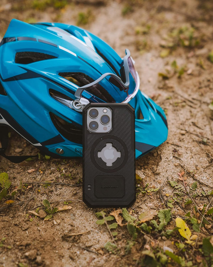 Rokform - iPhone 13 Mini Hülle, Rugged Series, Dual Magnet Plus MagSafe kompatibel, magnetische Schu