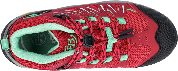 Brütting Mädchen Expedition Kids High Cross-Laufschuh 28 EU Pink Mintgrün Weiss, 28 EU Pink Mintgrün
