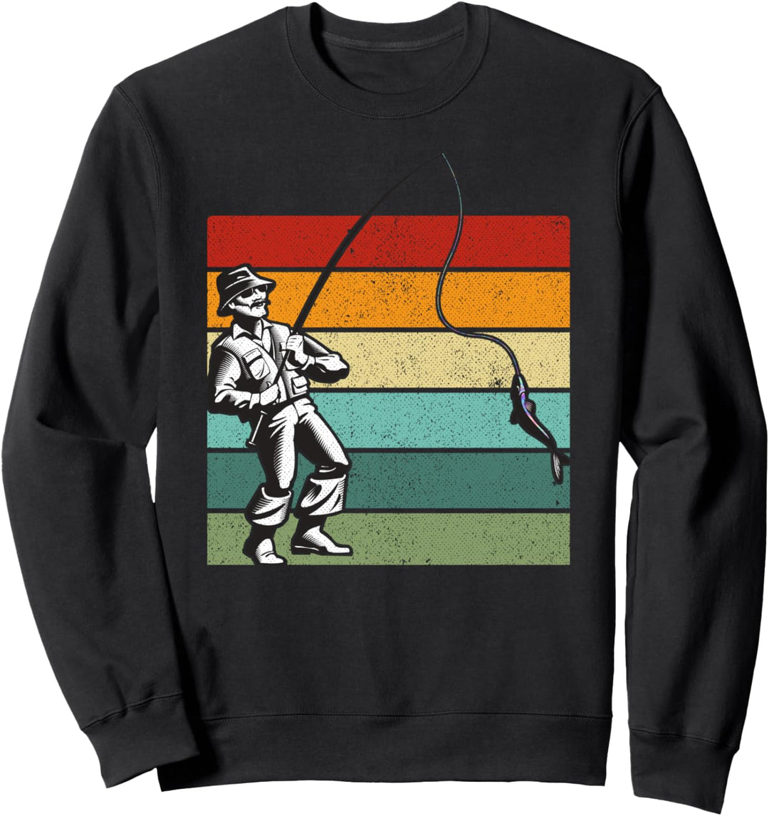 Angeln Geschenk für Papa Vater's Sweatshirt