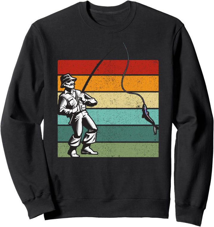 Angeln Geschenk für Papa Vater's Sweatshirt
