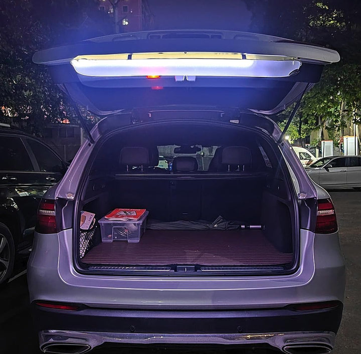 Semptec Urban Survival Technology Campinglampe LED Akku: 2er-Set Aufblasbare XL-Akku-Campingleuchte