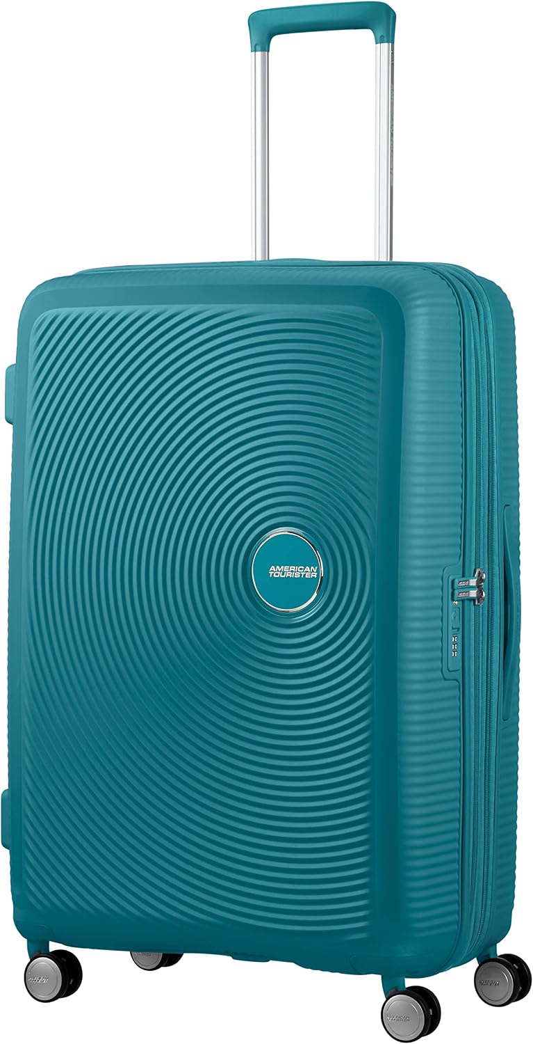 American Tourister Soundbox - Spinner L Erweiterbar Koffer, 77 cm, 97/110 L, Jade Green, Grün (Jade
