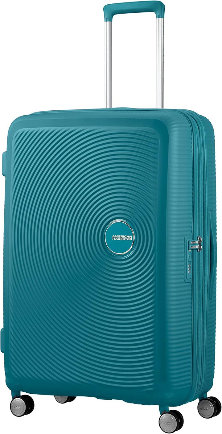 American Tourister Soundbox - Spinner L Erweiterbar Koffer, 77 cm, 97/110 L, Jade Green, Grün (Jade