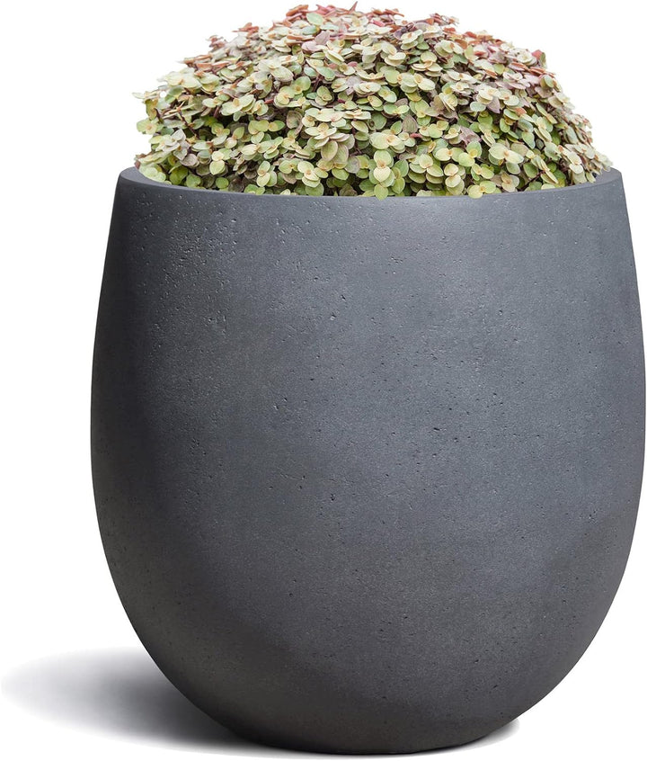 ESCHBACH® Pflanzkübel HIGH Balloon 30 Blei Grau Rund * 30 x 30 x 30 cm * 10 Jahre Garantie 30x30x30,