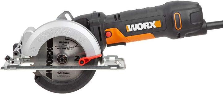 WORX WX439 Kompakt-Handkreissäge 480W - zum Sägen von Metall, Plastik, Holz, Stein und Fliesen - 120