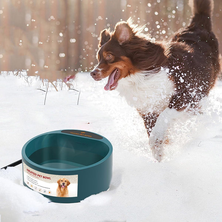 Beheizter Wassernapf für Hunde Hühnertränke Frostsicher Wassernapf Beheizt für Haustiere, Geflügel,